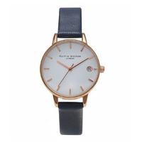 olivia burton watches the dandy navy rose gold blue