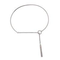 olivia burton silver bar drop bracelet