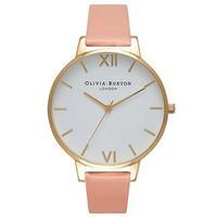 Olivia Burton White Dial Dusty Pink and Gold Watch