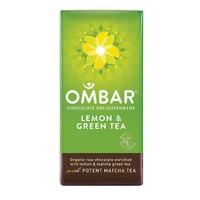 ombar lemon green tea bar 35g