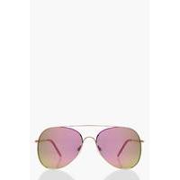 ombre lense aviator sunglasses gold