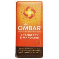 Ombar Cranberry & Mandarin Bar 35g (10 x 35g)