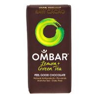 Ombar Lemon & Green Tea Organic Raw Chocolate Bar - 10 x 35g