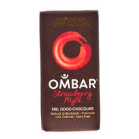Ombar Strawberry Mylk Organic Raw Chocolate Bar -10 x 35g