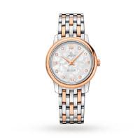 Omega De Ville Prestige Butterfly Bi-Metal Diamond Ladies Watch