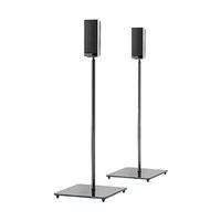 Omnimount ELO Black Satellite Speaker Stands w/ Universal Fittings (Pair)