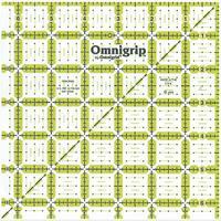 Omnigrip Non-Slip Quilter\'s Ruler-6-1/2X6-1/2 243413