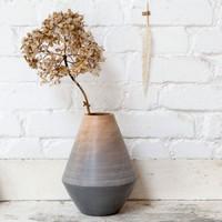 Ombre Grey Vase - Medium