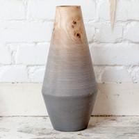 Ombre Grey Vase - Large