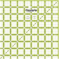 Omnigrip Non-Slip Quilter\'s Ruler-8-1/2X8-1/2 231071