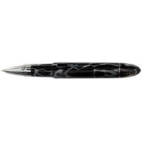 omas 360 vintage celluloid wild black and white with rhodium trim roll ...