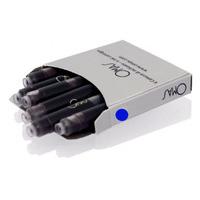 omas ink cartridges pack of 6 blue