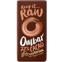 ombar organic dark 72 probiotic chocolate 35g