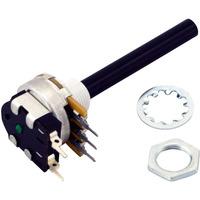 OMEG PC20BU/PC1S 10K 20mm Linear Metal Case Potentiometer W/Switch