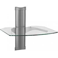 OmniMount Tria 1 Platinum Silver Wall Mounted Shelf System