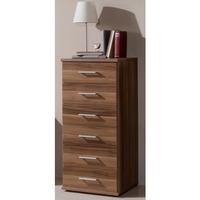 omega walnut 5 drawer chest walnut