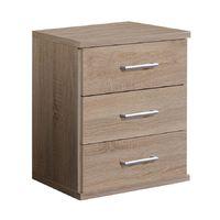 omega 3 drawer oak bedside