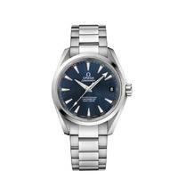 Omega Seamaster Aqua Terra men\'s automatic men\'s blue dial stainless steel bracelet watch
