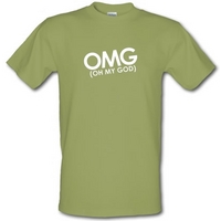 OMG (Oh My God) male t-shirt.