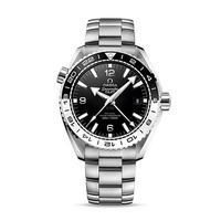 Omega Gents Seamaster Planet Ocean GMT Automatic 43.5mm Black Dial Stainless Steel Watch