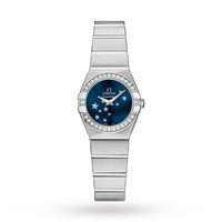 omega constellation ladies diamond set watch