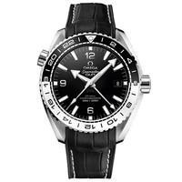 Omega Mens Seamaster Planet Ocean Black Chronometer Strap Watch 215.30.44.22.01.001