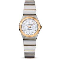 Omega 18ct Gold Diamond Constellation Watch 123.20.24.60.55.002