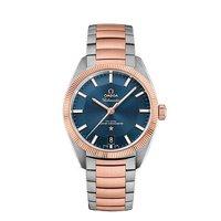 Omega Gents Constellation Globemaster Co-Axial Master Chronometer Blue Dial Two -Tone 39mm Watch