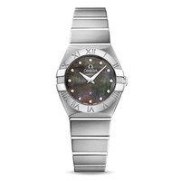 Omega Ladies Constellation Tahiti 24mm Diamond Stainless Steel Watch