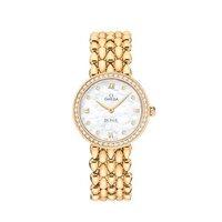 omega ladies de ville prestige 18ct gold dewdrop quartz 274mm