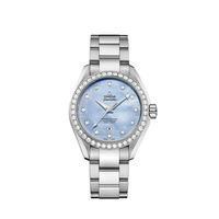 omega ladies seamaster blue dial aqua terra 150 m omega master co axia ...