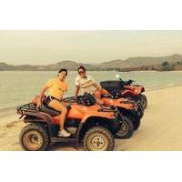 one day beach tour atv and sailing catamaran at flamingo beach