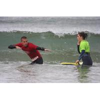 one on one private surf lesson in newquay