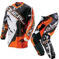 Oneal Element 2016 Shocker Black Orange Motocross Kit