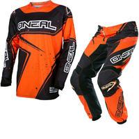 oneal element 2017 racewear youth motocross jersey amp pants black ora ...