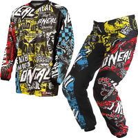 Oneal Element Kids 2015 Wild Multicoloured Motocross Kit