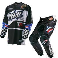 Oneal Element 2016 Afterburner Black Blue Motocross Kit