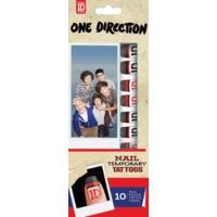 One Direction Nail Two Logos Tattoo Pack