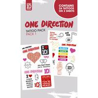 One Direction Pack 1 Tattoo Pack