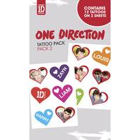 One Direction Pack 2 Tattoo Pack