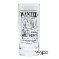 one piece luffy wanted glass abyver002