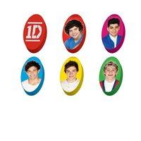 One Direction - Eraser Set Band Buttons (in Onesize)