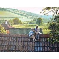on the roof 1000 piece jigsaw puzzle