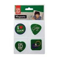One Direction - Pack Of 4 Liam Magnets