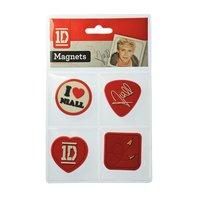 one direction pack of 4 niall magnets
