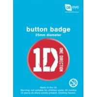 One Direction Logo Button Badge
