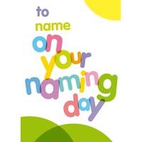 on your naming day naming day cards scribbler cards