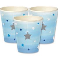 One Little Star Blue Paper Party Cups