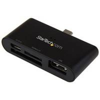 On-the-Go USB card reader for mobile devices - supports SD & Micro SD cards