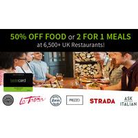 One Month Tastecard Free Membership